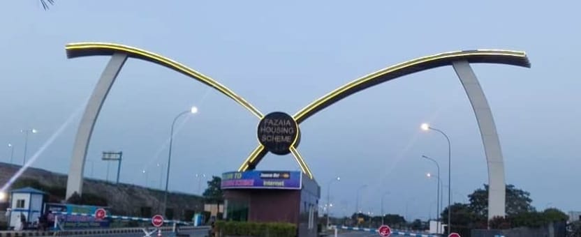 Fazaia Housing Scheme entrance, Lahore
